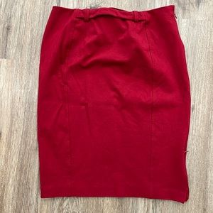 Ricki’s red skirt